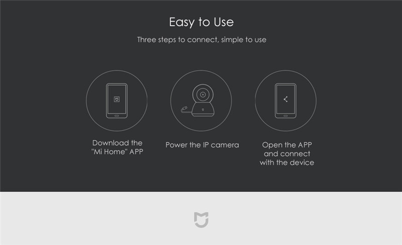 Xiaomi mijia Smart 720P WiFi IP Camera Pan-tilt Night Version