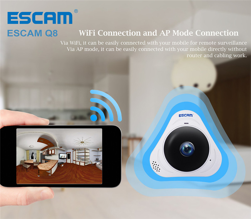 SP022 HD 960P Wireless WiFi IP Indoor Security Camera