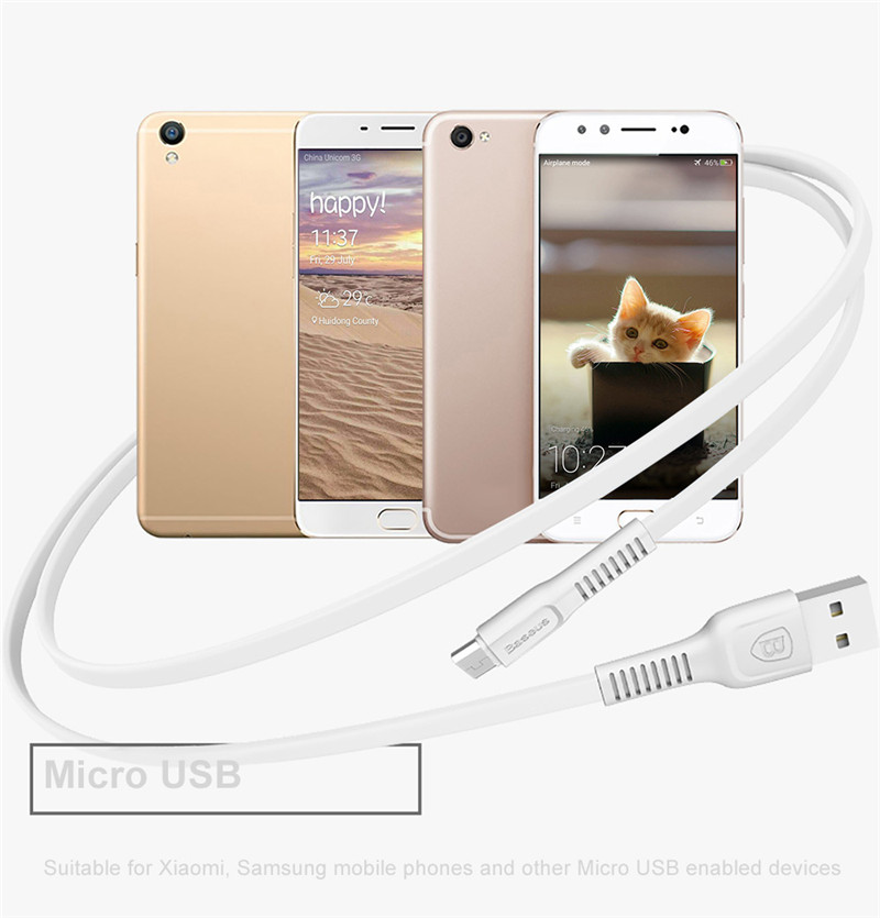 Baseus Micro USB Cable 2A Fast Charging Data Transmission Cord 1M Baseus Micro USB Cable 2A Fast Charging Data Transmission Cord 1M