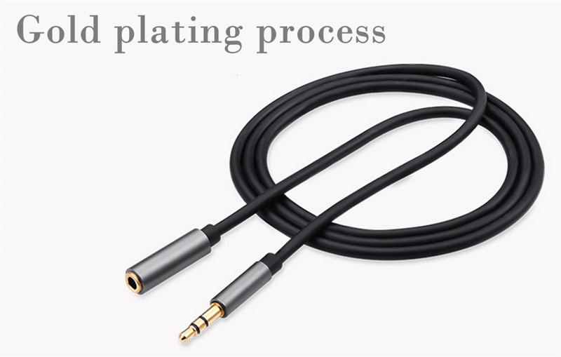 3.5MM Stereo Plug Male To Female AUX Extension Audio Cable 