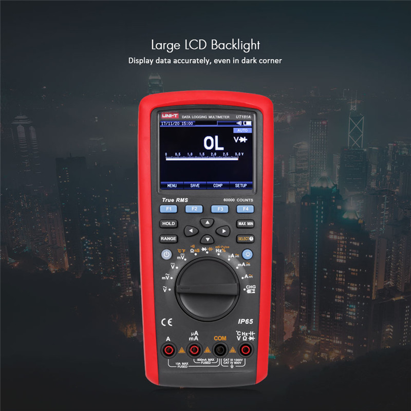  UNI - T UT181A Auto Range True RMS Datalogging Multimeter