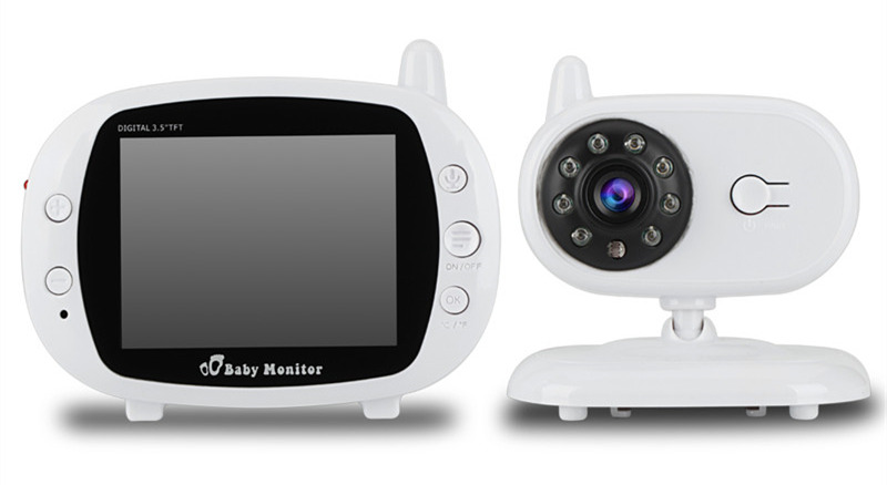 3.5 Inch LCD IR night vision monitor wireless video display 2-Way Talk