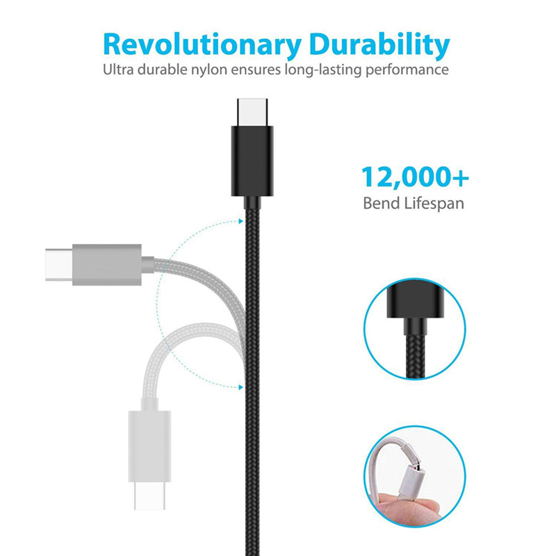 TOCHIC 2m Type-C Data Quick Charging Cable