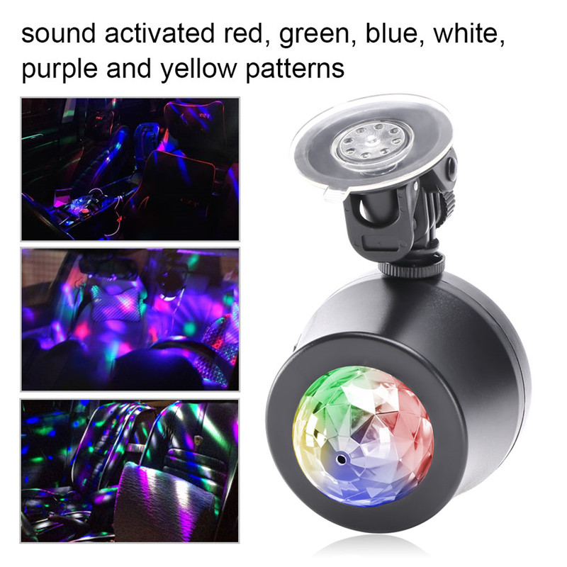 U'King ZQ-B223 6W RGBWPY LED pattern projector lamp effect lighting