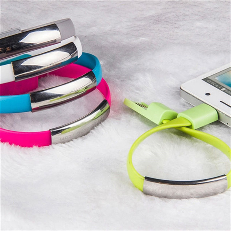 Mini Micro USB Bracelet Charger Cord for Type-C Devices Mini Micro USB Bracelet Charger Cord for Type-C Devices
