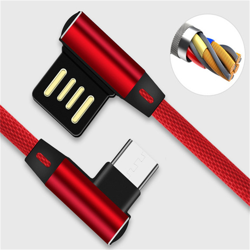 Android Double Elbow Multi-Function Data Cable