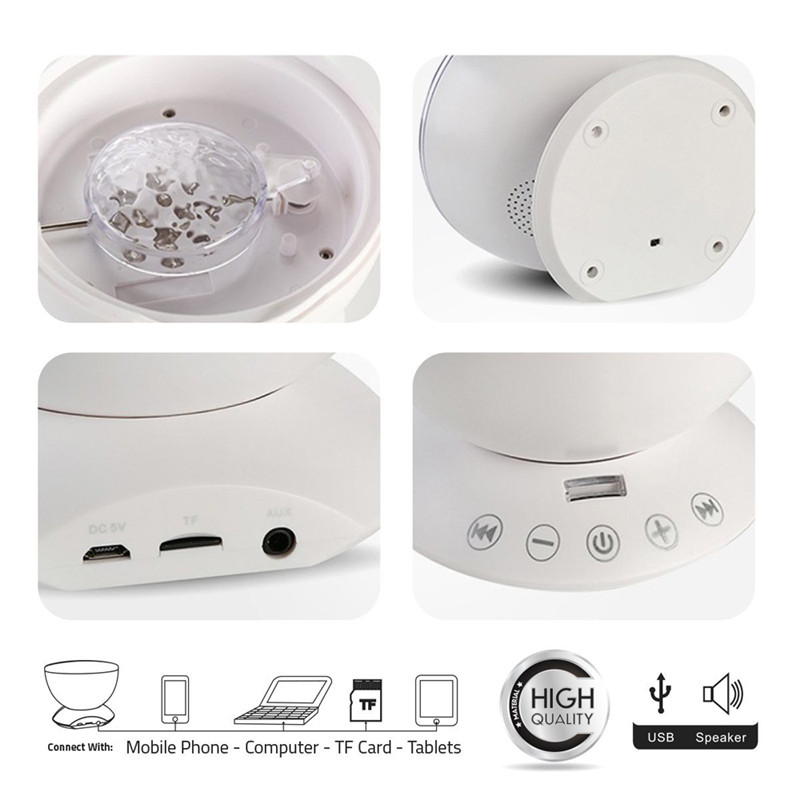 AGM LED night light ocean wave projector starry AGM LED night light ocean wave projector starry