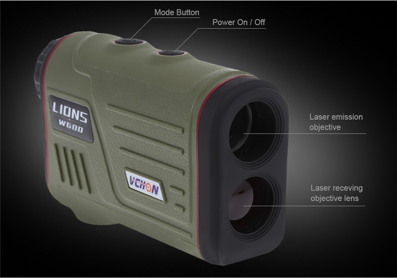 multifunction 6X laser range finder golf hunting rangefinder