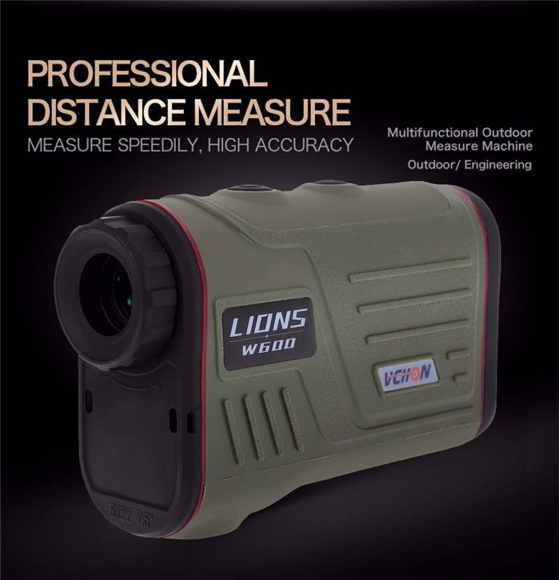 multifunction 6X laser range finder golf hunting rangefinder