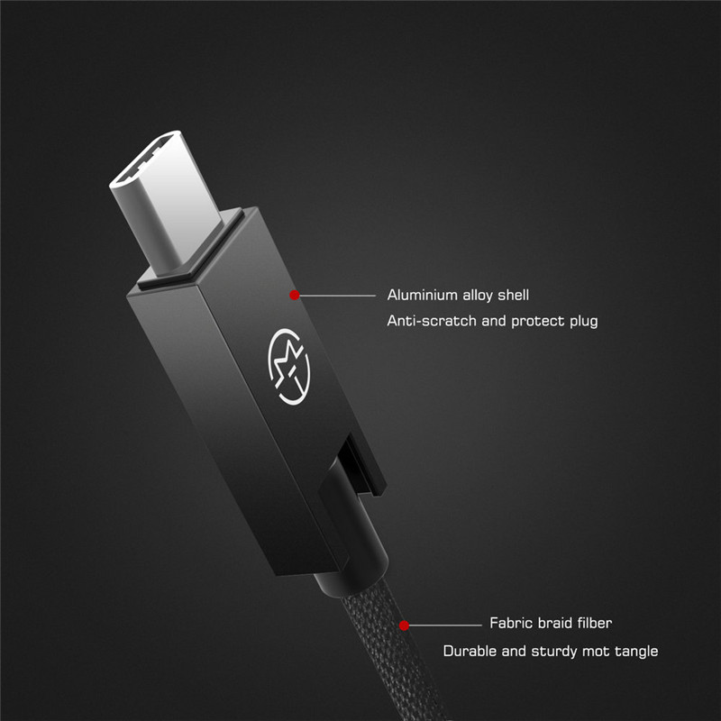 CaseMe USB Type C Cable Fabric Braided Fast Charging Cord CaseMe USB Type C Cable Fabric Braided Fast Charging Cord