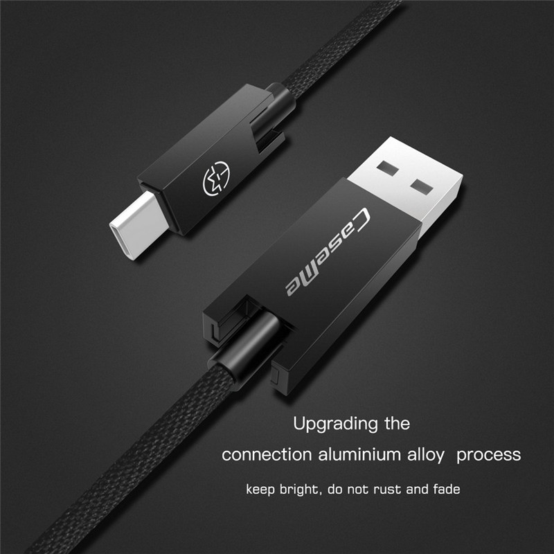 CaseMe USB Type C Cable Fabric Braided Fast Charging Cord CaseMe USB Type C Cable Fabric Braided Fast Charging Cord