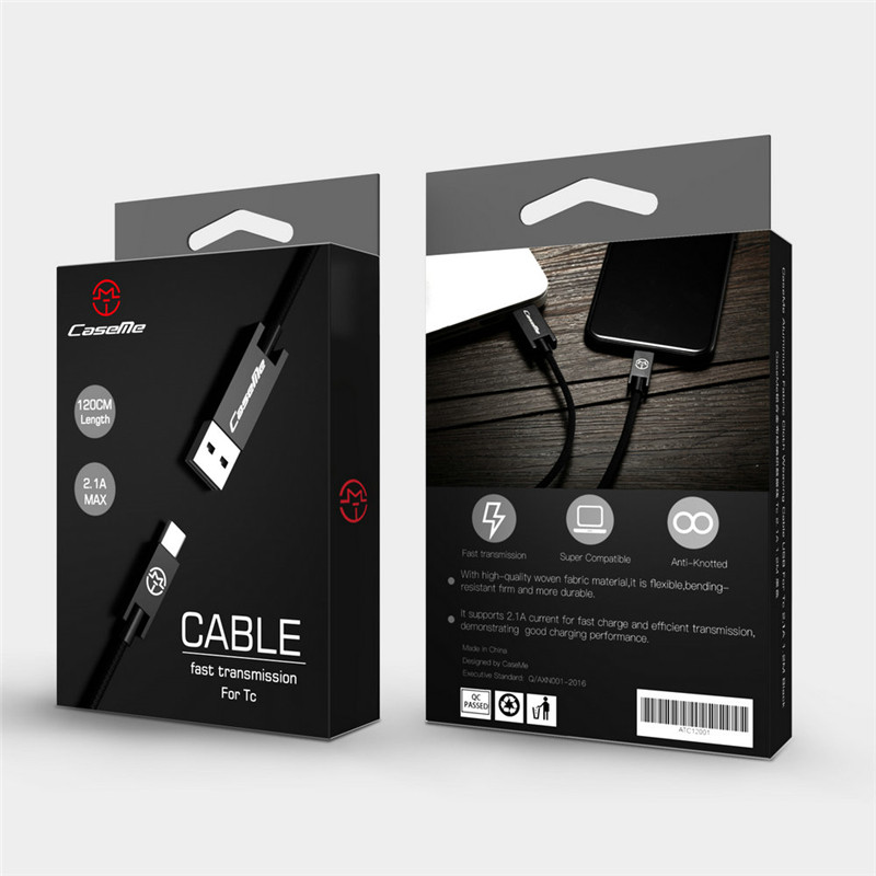 CaseMe USB Type C Cable Fabric Braided Fast Charging Cord CaseMe USB Type C Cable Fabric Braided Fast Charging Cord