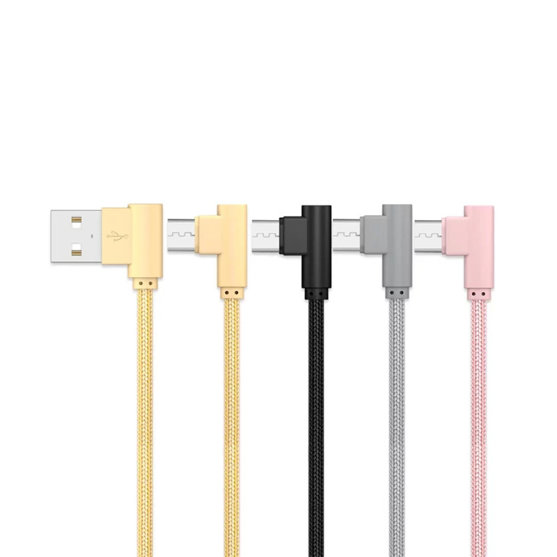 0.2M Phone Data Cable Fast Charge Bended USB Charging