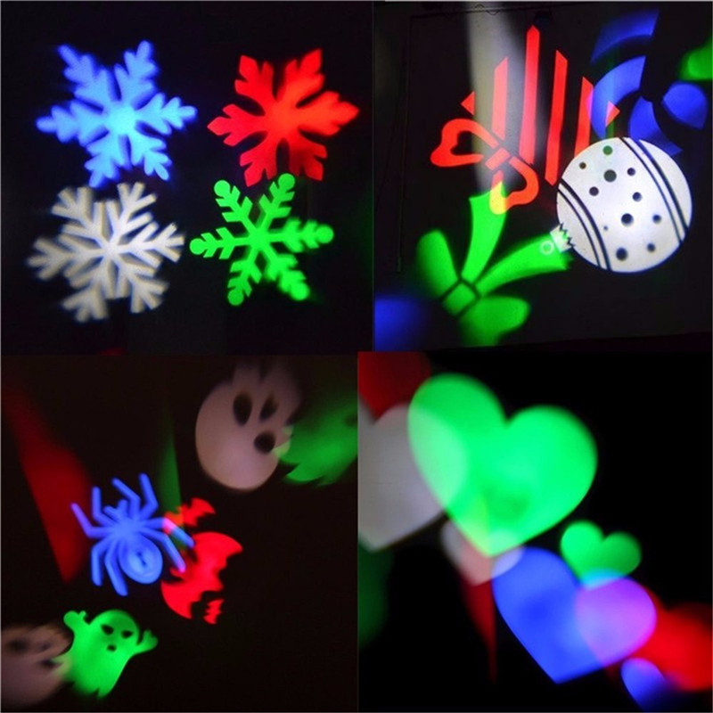 YWXLight LED projection lights snowflake christmas light outdoor lighting