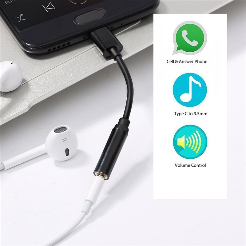 Type-C Micro USB Data Charging Adapter Type-C USB to 3.5mm Audio Cable