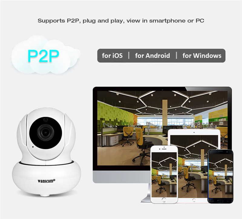 WANSCAM HW00211080P wifi IP camera indoor security CCTV night vision WANSCAM HW00211080P wifi IP camera indoor security CCTV night vision