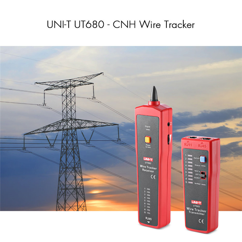 UNI-T UT682 RJ11 RJ45 Wire  Line Finder Telephone Cable Network W7J0 
