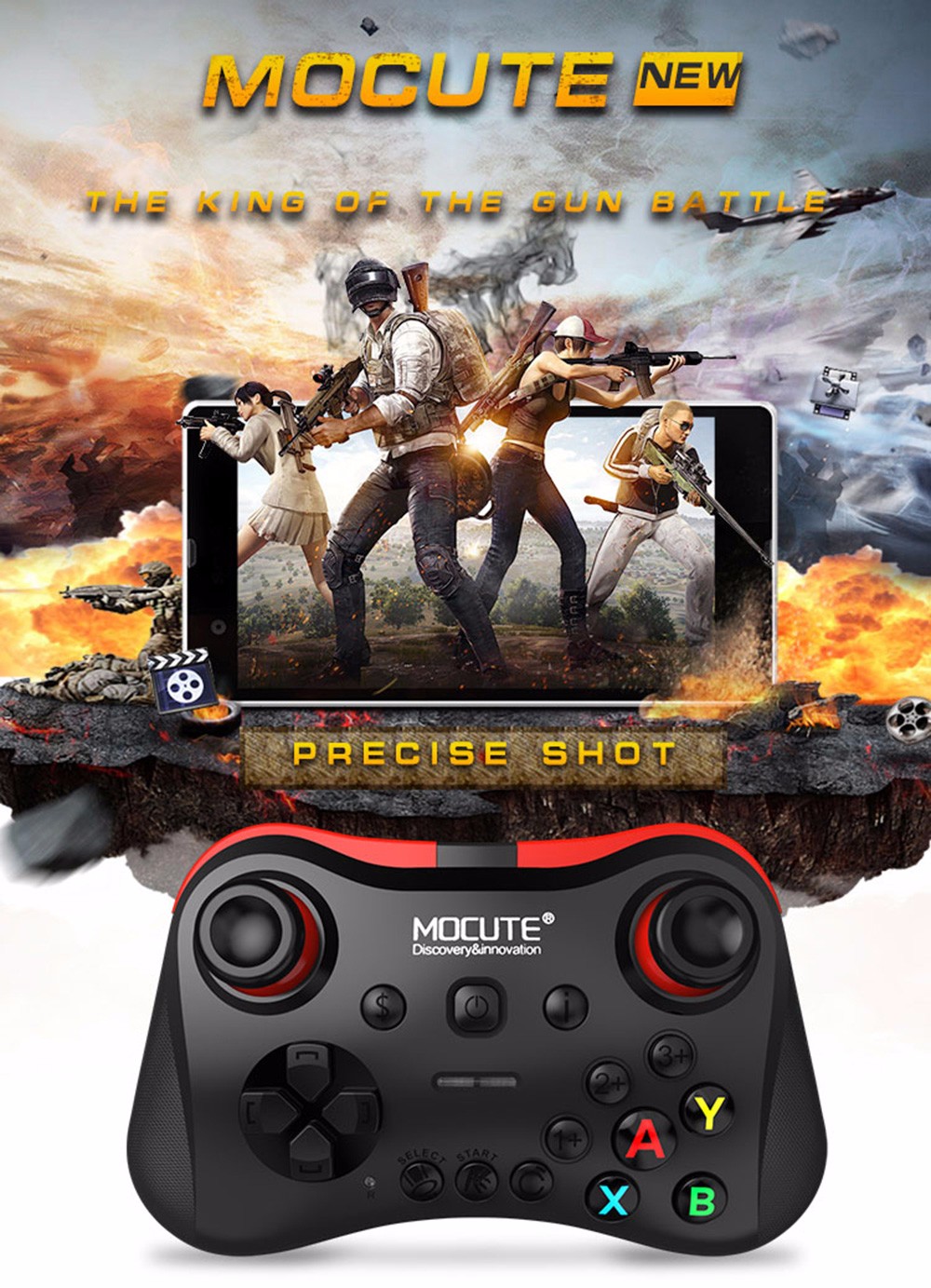 mocute 056 wireless bluetooth gamepad pubg controller joystick mocute 056 wireless bluetooth gamepad pubg controller joystick