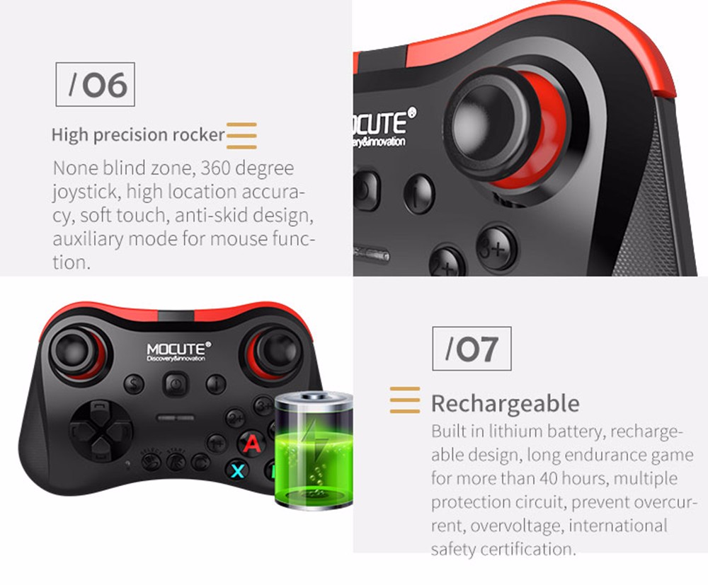 mocute 056 wireless bluetooth gamepad pubg controller joystick mocute 056 wireless bluetooth gamepad pubg controller joystick