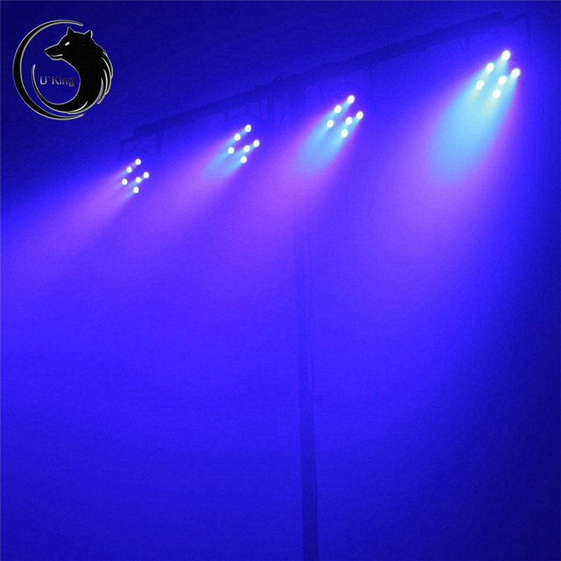 U`King 18W 18 Led Purple Par Light Stage Effect Lighting 1 Remote Control