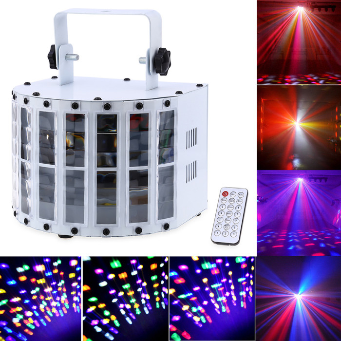 9W sound active auto LED stage strobe light with remote control