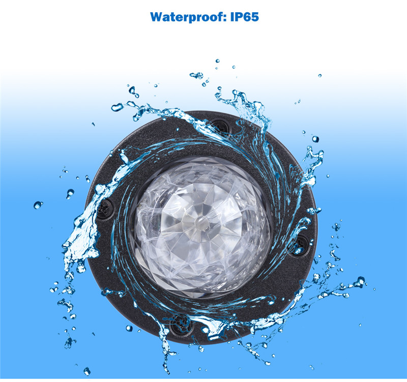 12W RGBW LED water ripples light waterproof projector stage lamp