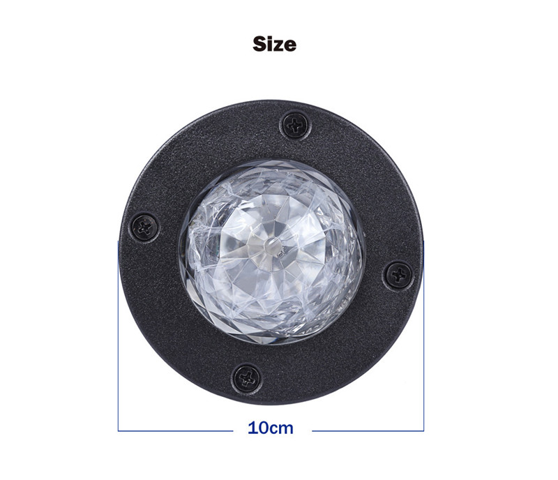 12W RGBW LED water ripples light waterproof projector stage lamp