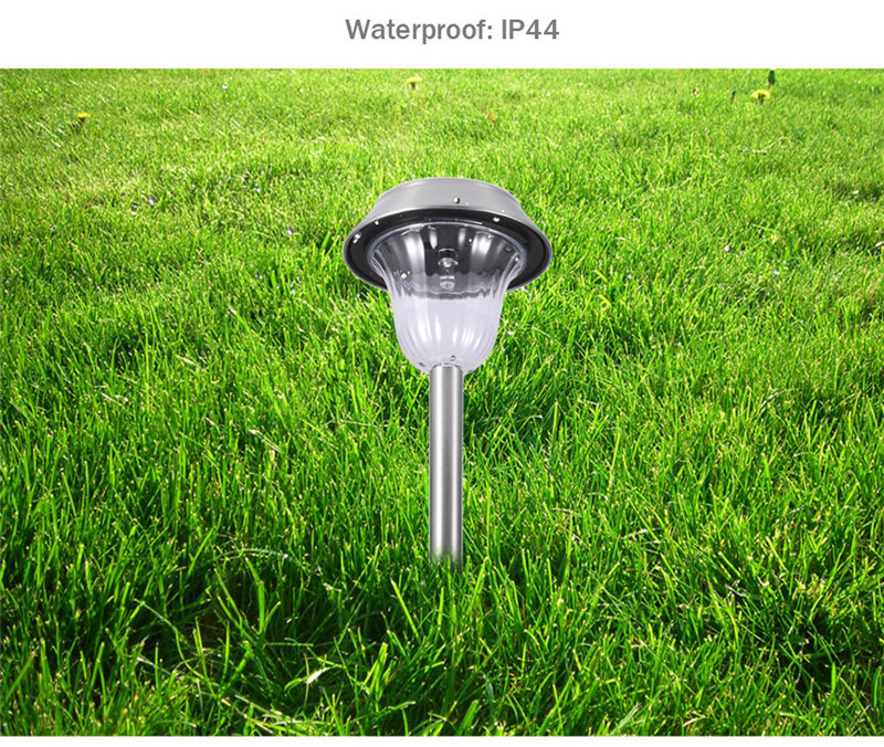 Solar Powered LED Lawn Light Security Lamp