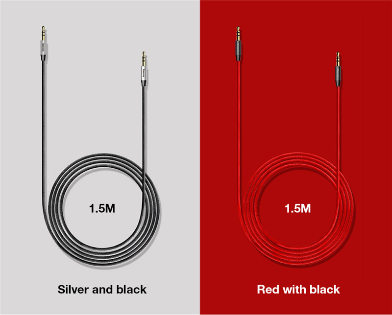 Baseus Yiwen AUX Audio Cable 3.5mm to 3.5mm M30 Reinforced SR 1.5M