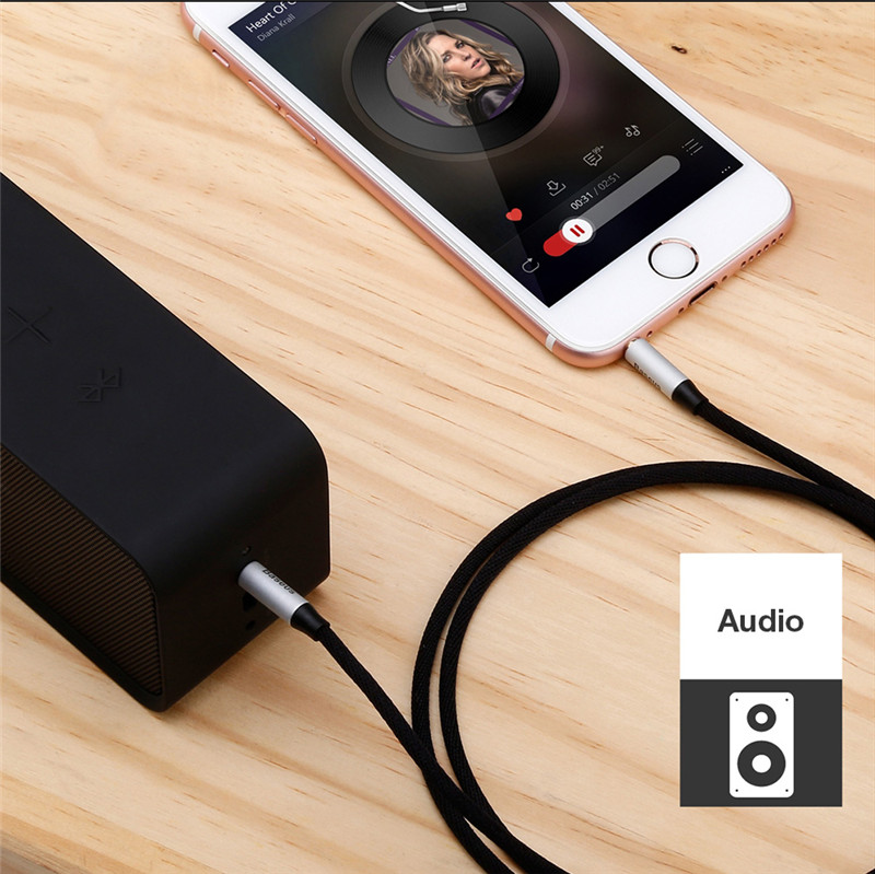 Baseus Yiwen AUX Audio Cable 3.5mm to 3.5mm M30 Reinforced SR 1.5M Baseus Yiwen AUX Audio Cable 3.5mm to 3.5mm M30 Reinforced SR 1.5M