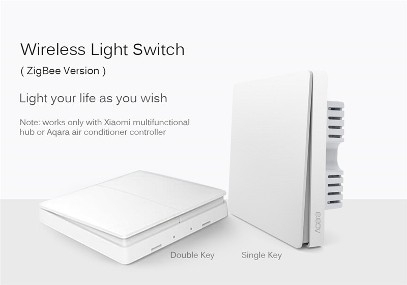  Xiaomi QBKG04LM Aqara Wall Switch Smart Light Control ZigBee Version