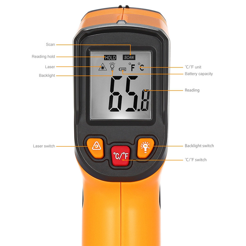 TN400 Non-contact Laser Infrared Thermometer