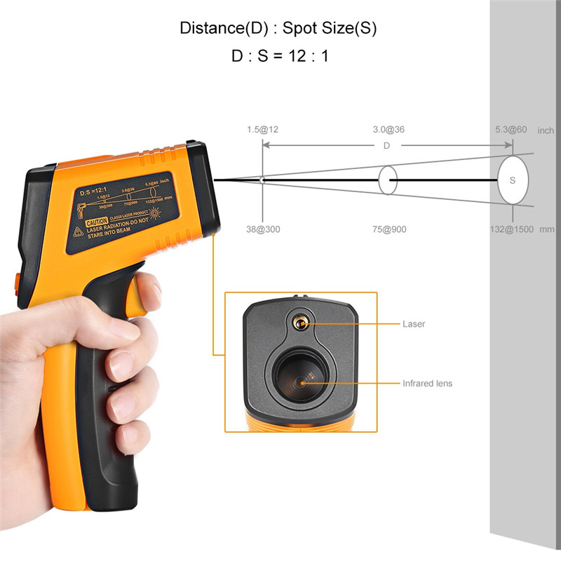 TN400 Non-contact Laser Infrared Thermometer