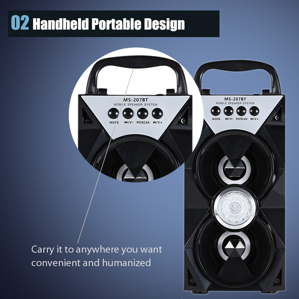 wholesale Portable High Power Output Multimedia FM Radio Wireless Bluetooth Speaker wholesale Portable High Power Output Multimedia FM Radio Wireless Bluetooth Speaker