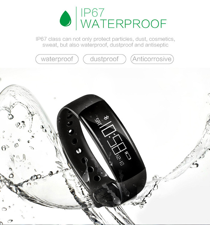M88 IP67 Waterproof Smart Fitness Tracker Bluetooth 4.0 Android iOS Compatible
