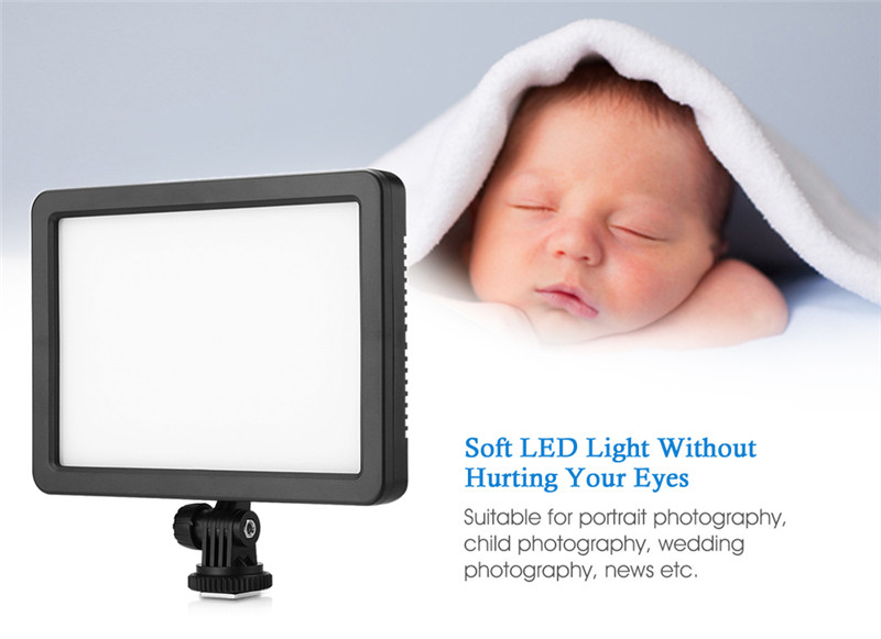 Lightdow PC - K128C 128 LED Video Light Dimmable Ultra High Power Panel for Digital SLR Cameras Camcorders Lightdow PC - K128C 128 LED Video Light Dimmable Ultra High Power Panel for Digital SLR Cameras Camcorders