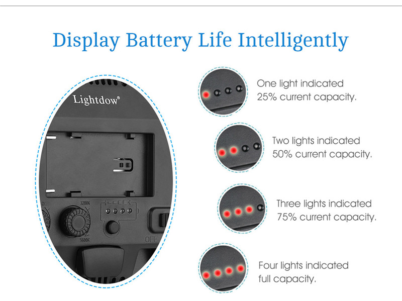 Lightdow PC - K128C 128 LED Video Light Dimmable Ultra High Power Panel for Digital SLR Cameras Camcorders Lightdow PC - K128C 128 LED Video Light Dimmable Ultra High Power Panel for Digital SLR Cameras Camcorders