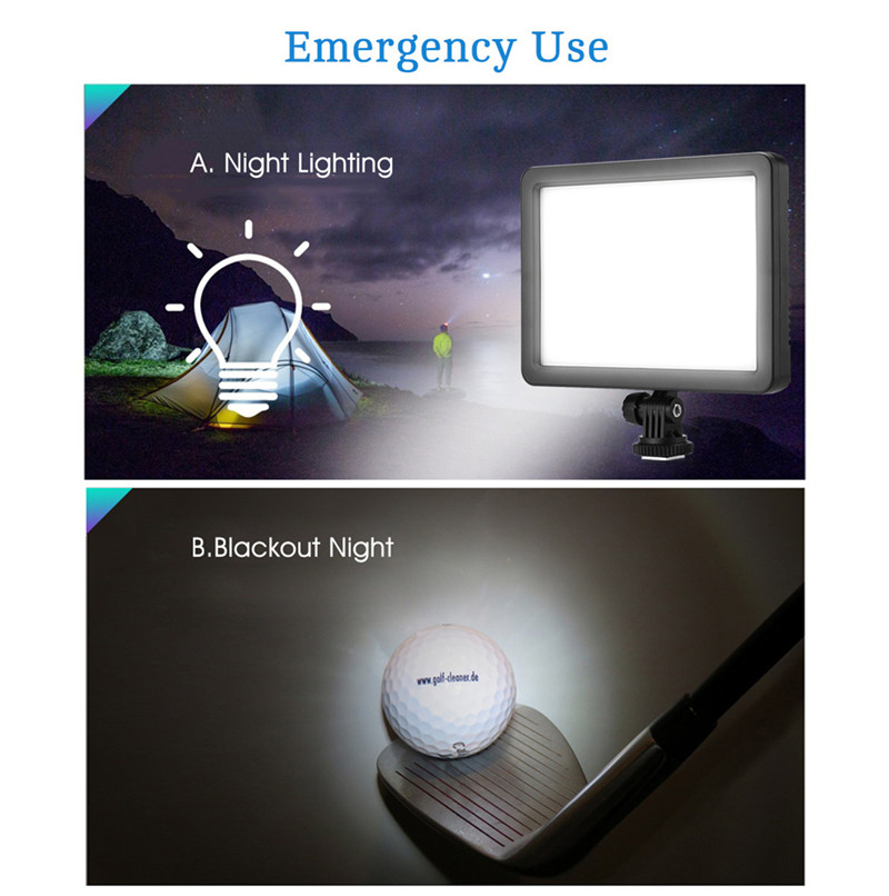 Lightdow PC - K128C 128 LED Video Light Dimmable Ultra High Power Panel for Digital SLR Cameras Camcorders Lightdow PC - K128C 128 LED Video Light Dimmable Ultra High Power Panel for Digital SLR Cameras Camcorders