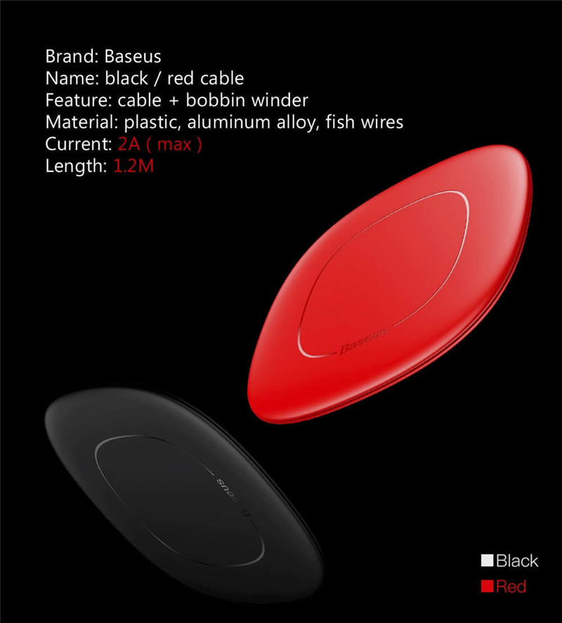 Baseus 8 Pin Cable Organizer 2A Fast Charging Data Cord 1.2M Baseus 8 Pin Cable Organizer 2A Fast Charging Data Cord 1.2M