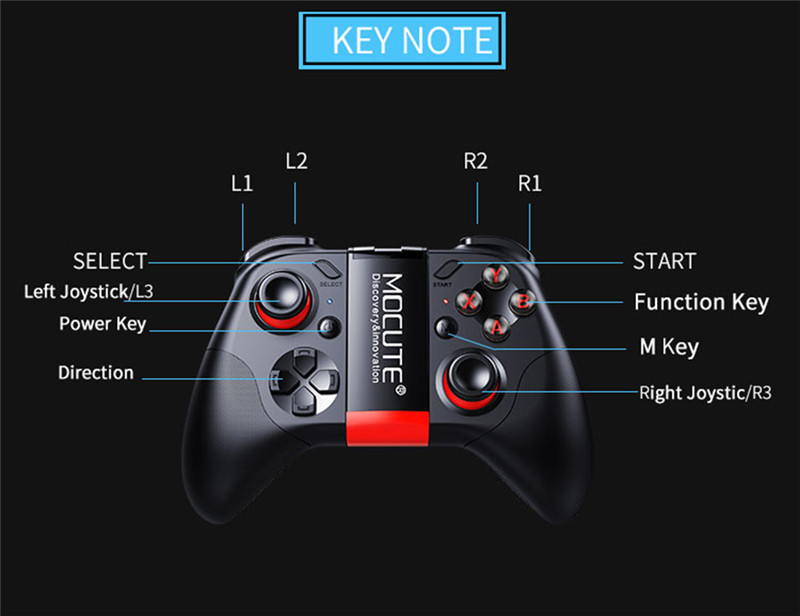 MOCUTE - 054 Game Controller Bluetooth MOCUTE - 054 Game Controller Bluetooth