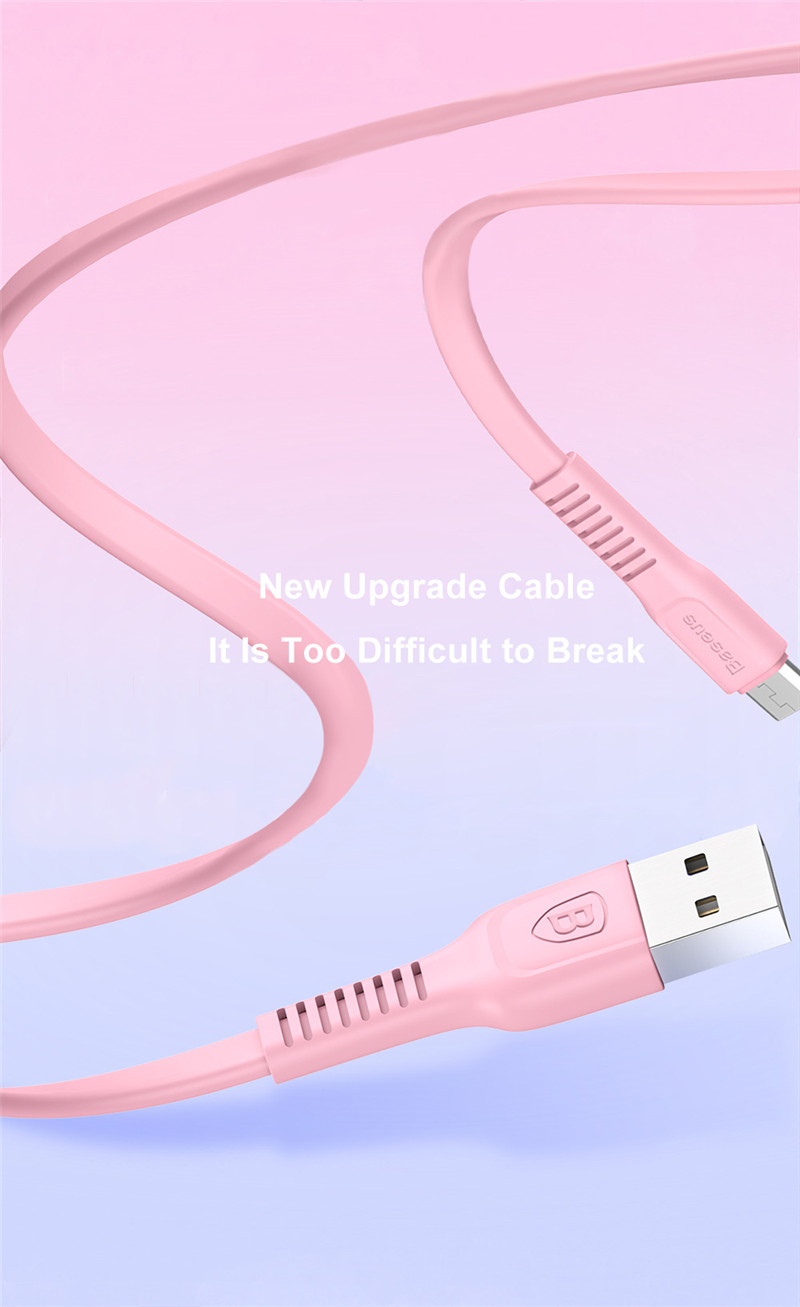 Baseus Micro USB Cable 2A Fast Charging Data Transmission Cord 1M Baseus Micro USB Cable 2A Fast Charging Data Transmission Cord 1M