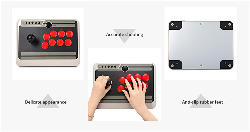 8Bitdo N30 Bluetooth Arcade Stick gamepad Nintendo Switch Cellphone