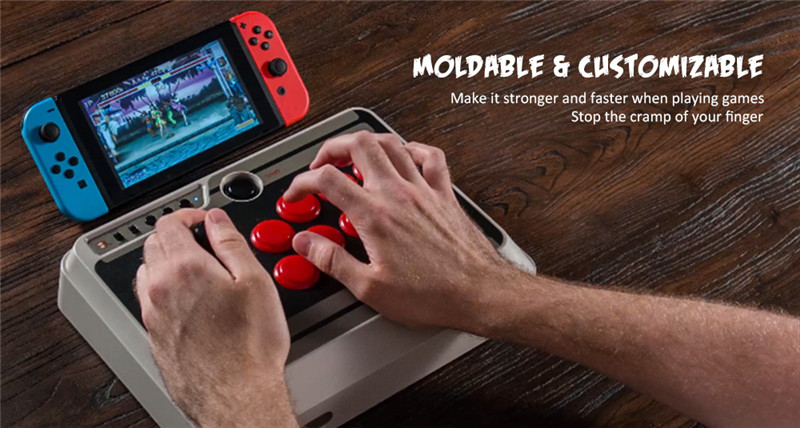 8Bitdo N30 Bluetooth Arcade Stick gamepad Nintendo Switch Cellphone