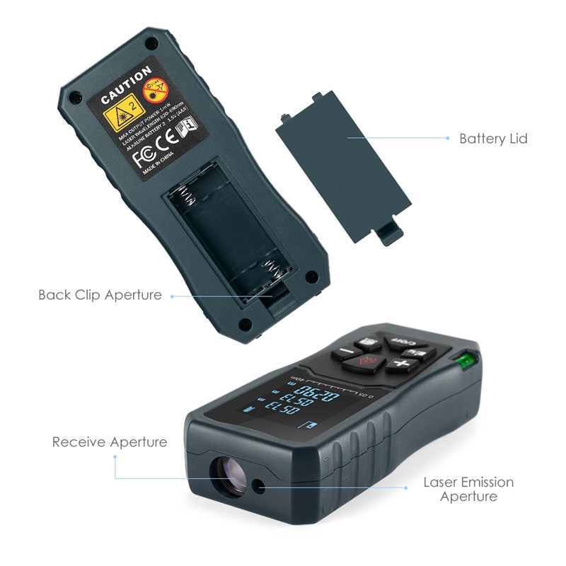 JP40 Multipurpose Handheld Rangefinder 40M Laser Distance Meter