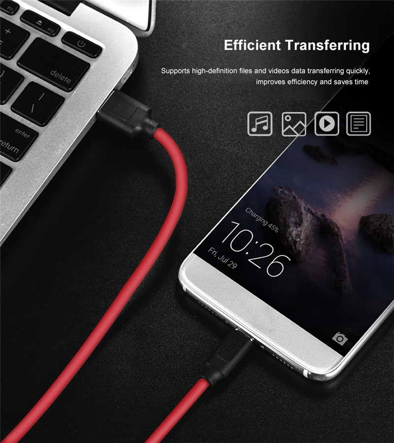 HOCO X11 Type-C Cable 5A Fast Charging Sync Data Transmission Cord 1.2M HOCO X11 Type-C Cable 5A Fast Charging Sync Data Transmission Cord 1.2M