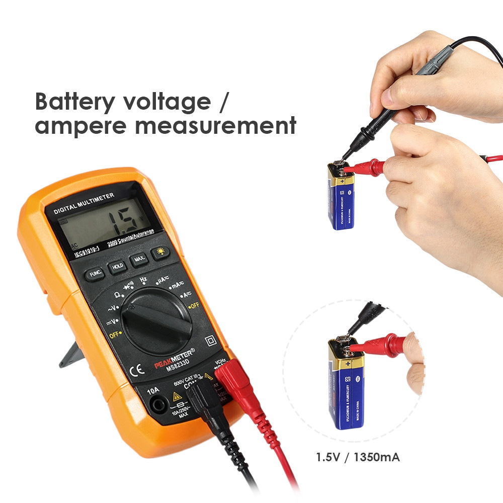 Inlife PEAKMETER MS8233D Multimeter Measuring Instrument