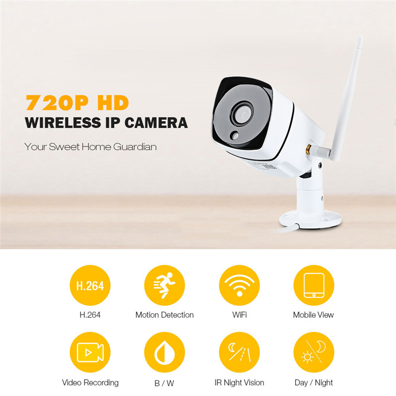 SN - IPC - HR02 HD 720P wireless wifi IP security camera IR night vision