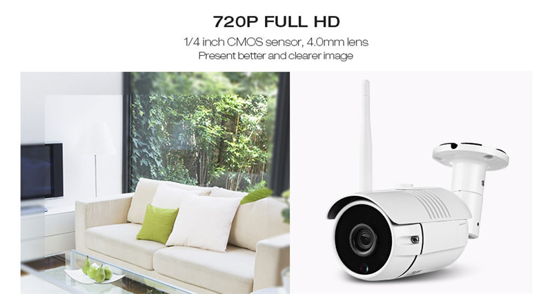 HR01 HD 720P wifi IP security camera IR night vision