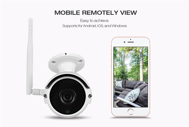 HR01 HD 720P wifi IP security camera IR night vision