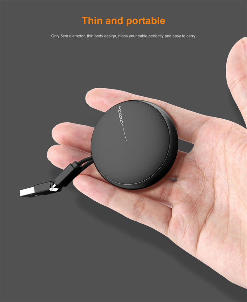 1M Mcdodo 8 Pin Cable Organizer 1.5A Fast Charging Data Cord 1M Mcdodo 8 Pin Cable Organizer 1.5A Fast Charging Data Cord